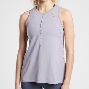 ATHLETA Muted Lilac Purple Foothill Seamless Tank Top Women's Size Medium
